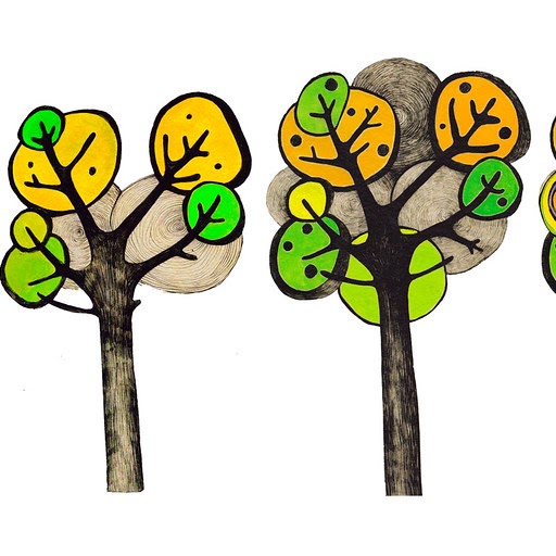 Icon of trees representing personal and professional growth